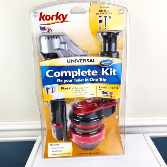 Korky Universal Complete Toilet Repair Kit NWT - Picture 1 of 2